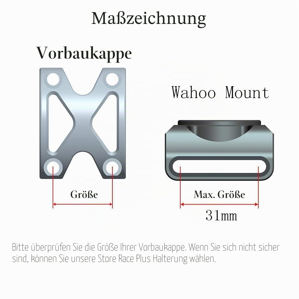 Panmout Best Tek Wahoo Elemnt Bolt Mount Wahoo Halterung für Wahoo Elemnt, Wahoo Elemnt Bolt, Wahoo Elemnt Mini, und Fahrradlicht-Adapter