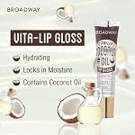 Ruby Kisses Broadway Vita-Lip Clear Lip Gloss (5 Pack Mint, Rosehip, Coconut, Argan Oil, Mango Butter), Ultra-Hydrating & Soothing Formula with Vitamin Oils, High-Shine Non-Sticky Finish Lip Balm - Image 5