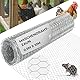 STREND PRO Maschendrahtzaun | Verzinkt | 0,5m x 10m | 0,7 mm, 20mm HEX | Kaninchendraht, Hasendraht, Volierendraht für Garten & Tierhaltung | Hasengitter, Hühnerzaun, Gartenzaun