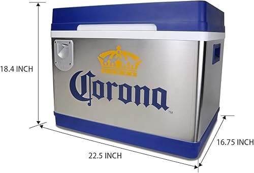 Miniatura 7 de Corona Cruiser - Enfriador termoeléctrico exclusivo, capacidad de 45 litros/48 cuartos de galón, 12 V CC/110 V CA para bebidas, cerveza, vino,