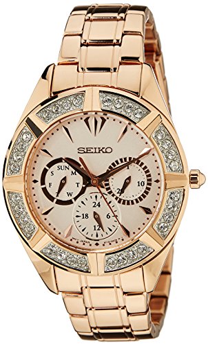 Seiko Lord Chronograph White Dial Women's Watch - SKY680P1