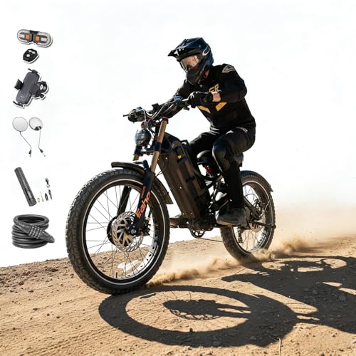eAhora Romeo Pro 3 Electric Bike for Adults, 5600W 50MPH
