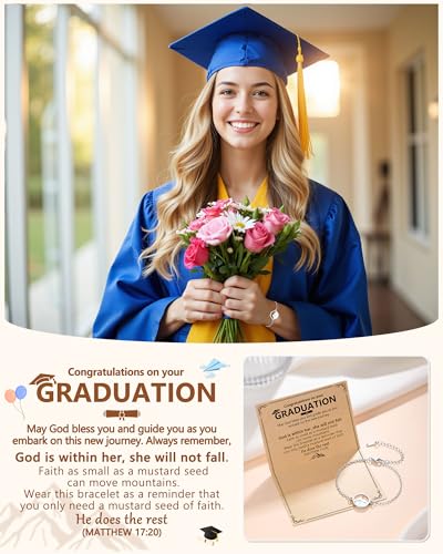 Eryuor Class of 2025 Christian College High School Graduation Gifts for Her Women 5th 6th 8th Grade Elementary Middle School Religious Graduation Bracelet Grad Graduate Gift Eryuor Class of 2025 Christian College High School Graduation Gifts for Her Women 5th 6th 8th Grade Elementary Middle School Religious Graduation Bracelet Grad Graduate Gift - Image 5