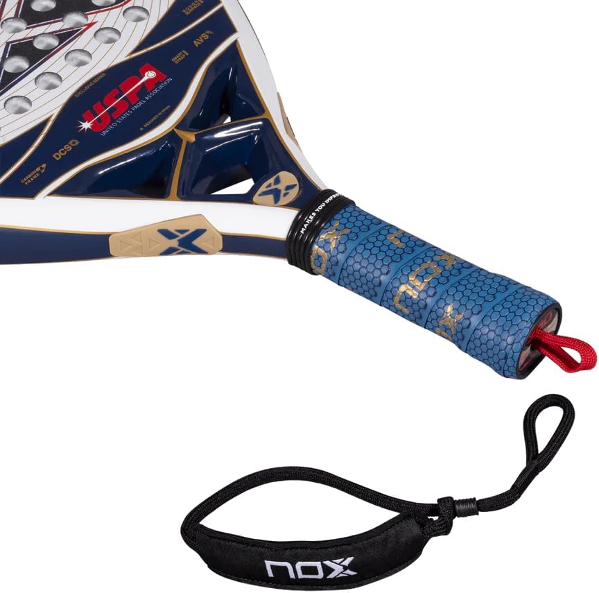 Miniatura 4 de Pala Padel Attack USPA 12K Edición exclusiva 2025  Pala Padel oficial NOX USPA Circuit  Carbono de 12 quilates y forma de diamante  Potente núcleo