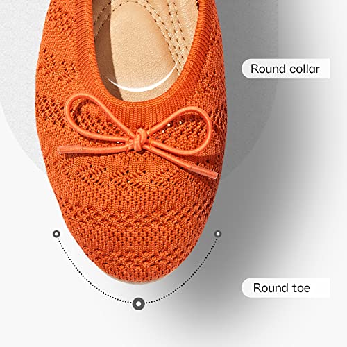 Image of Women's Flats Shoes Dress Shoes Round Toe Ballet Flats Comfortable Crochet Lace Black Flats Low Heel