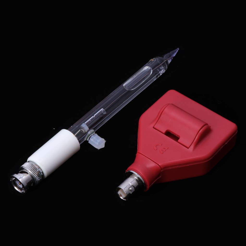 PH-98108 Medidor de pH Electrodo de Vidrio Afilado para Agua Alimentos Queso Leche Suelo Prueba de pH
