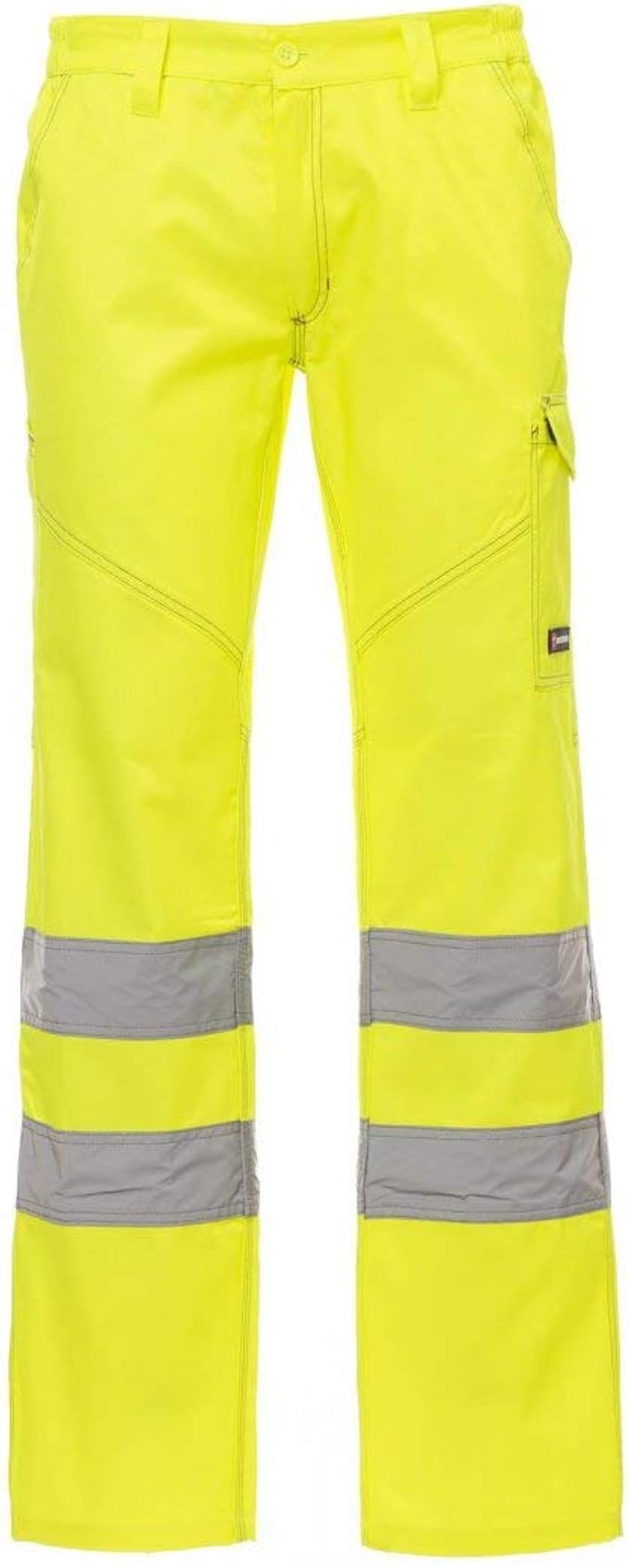 PAYPER Charter Pantalone da Uomo multistagione da Lavoro Misto Cotone  Chiusura Zip Alta visibilità Tasche Anteriori Laterali Posteriori : Amazon.it:  Abbigliamento