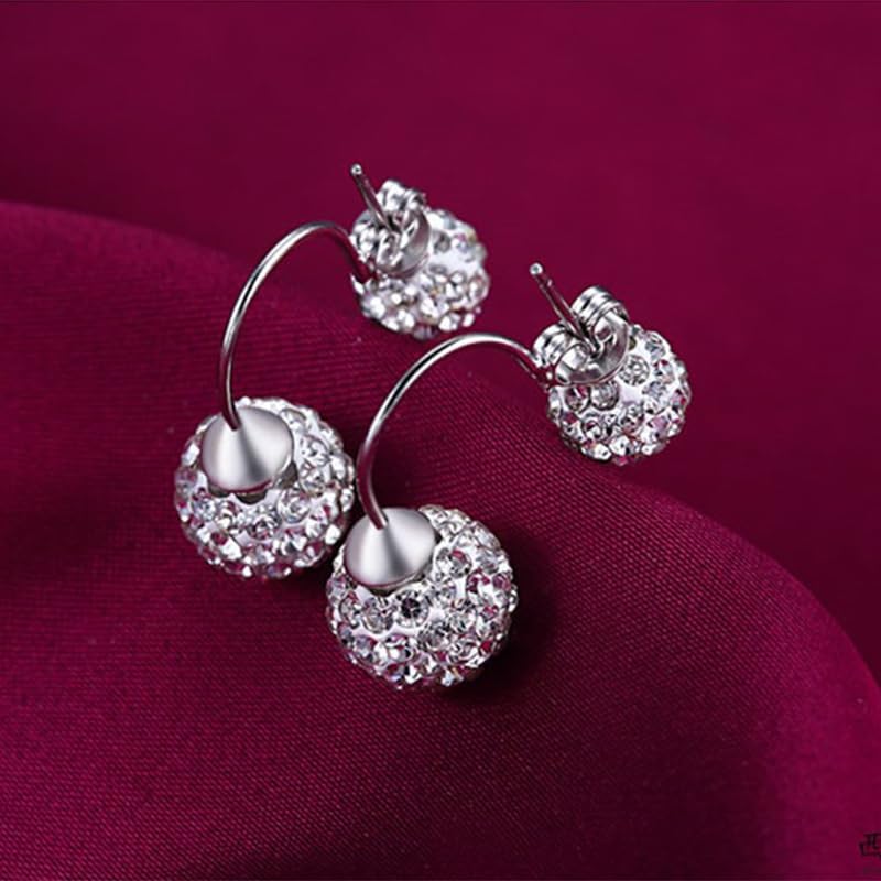 Miniatura 4 de CSIYANJRY99 Halolux Lymphvity - Aretes de germanio linfático Atheniz, aretes de germanio linfático Halolux, delicados aretes de circonita cúbica,