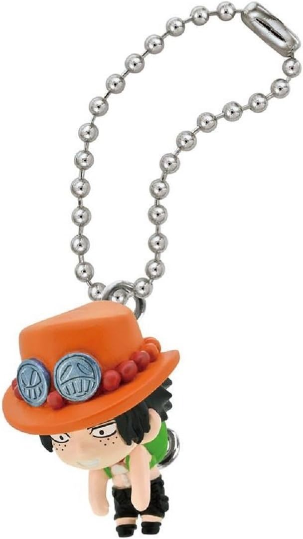 One Piece Tsumande Tsunagete Mascot charm~Figure Swing~Portgas D Ace by BANDI