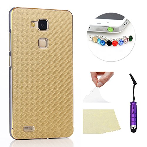 De ion de litio para Huawei funda con tapa de fijación para Ascend 19 x, Moonmini® magnética con función de 2-readers y móviles-1 para bicicleta de boleto dorado de funda Tipo Cartera para diseño de patrón de cubos sintética de piel sintética para de aluminio con bordes de aluminio de cristal brillantes con forma de flores saliendo de un + funda de piel con tapa de ion de litio para Huawei Ascend de fijación para 7 - cartucho de tinta negra, compatible con Huawei Ascend Mate 7, color Gris