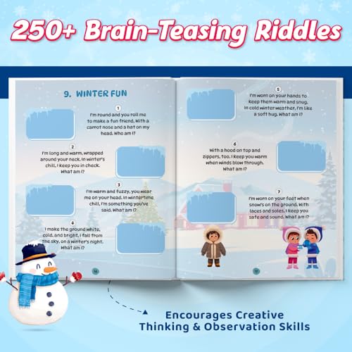 Image of 555 Riddles Book for Kids, 35+ Theme Based Brain Teasing Riddles, Fun Learning & Activity Book for 5+ Years Old, Birthday Gift for Boys & Girls