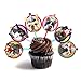 French Bulldog Cupcake Toppers, set of 6 different birthday dogs party decorations