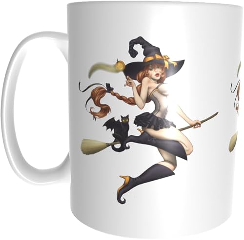 Pandok White Ceramic Mug - Mythology - Witch : Seksie Liewe Heksie - Single Mug