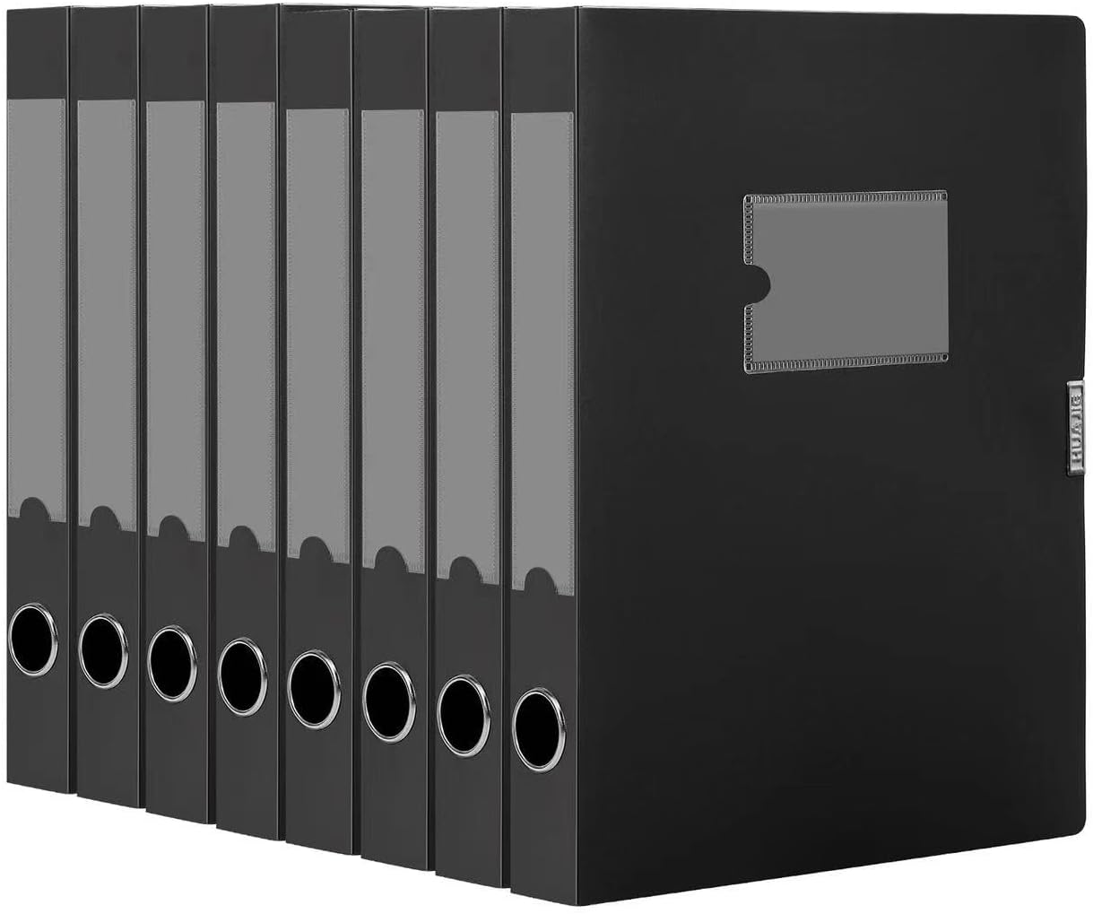 HUA JIE A4 Storage File Boxes Plastic Archives Cases with