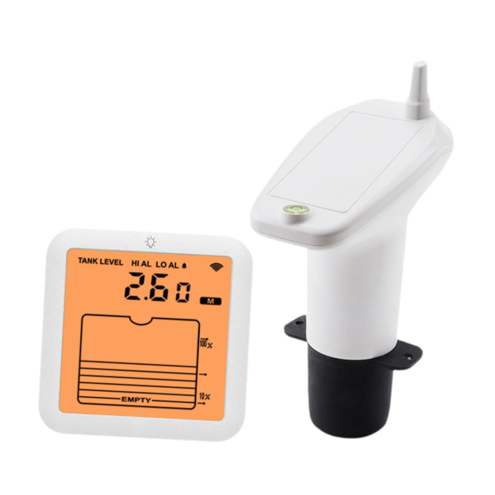 Indicador Digital de Nivel de Agua, Medidor de Nivel de Líquido, Indicador de Nivel de Tanque con Pantalla de 3,42 Pulgadas, Fabricado en Material PP