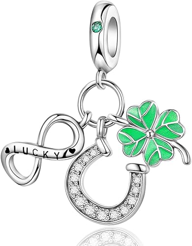 LNQOBU Happy Life - Colgante para pulseras de abalorios, plata de ley 925 para mujer y niña (con un espaciador de cuentas)