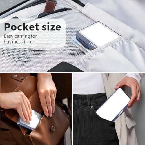 Portable Business Video Conference Lighting, Foldable Webcam Light with Adjustable Brightness & Color Temp for Video Call Conferencing, Zoom Meeting, Work from Home. Hybrid Working etc. - Thumbnail 3