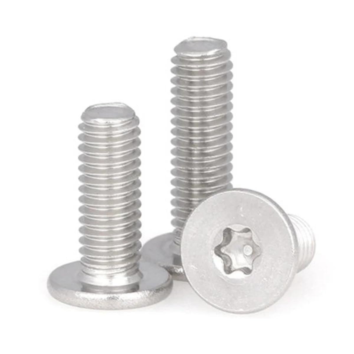 m2.5 pan testa Torx socket 304 in acciaio INOX meccanico a vite, confezione da pezzi, argento