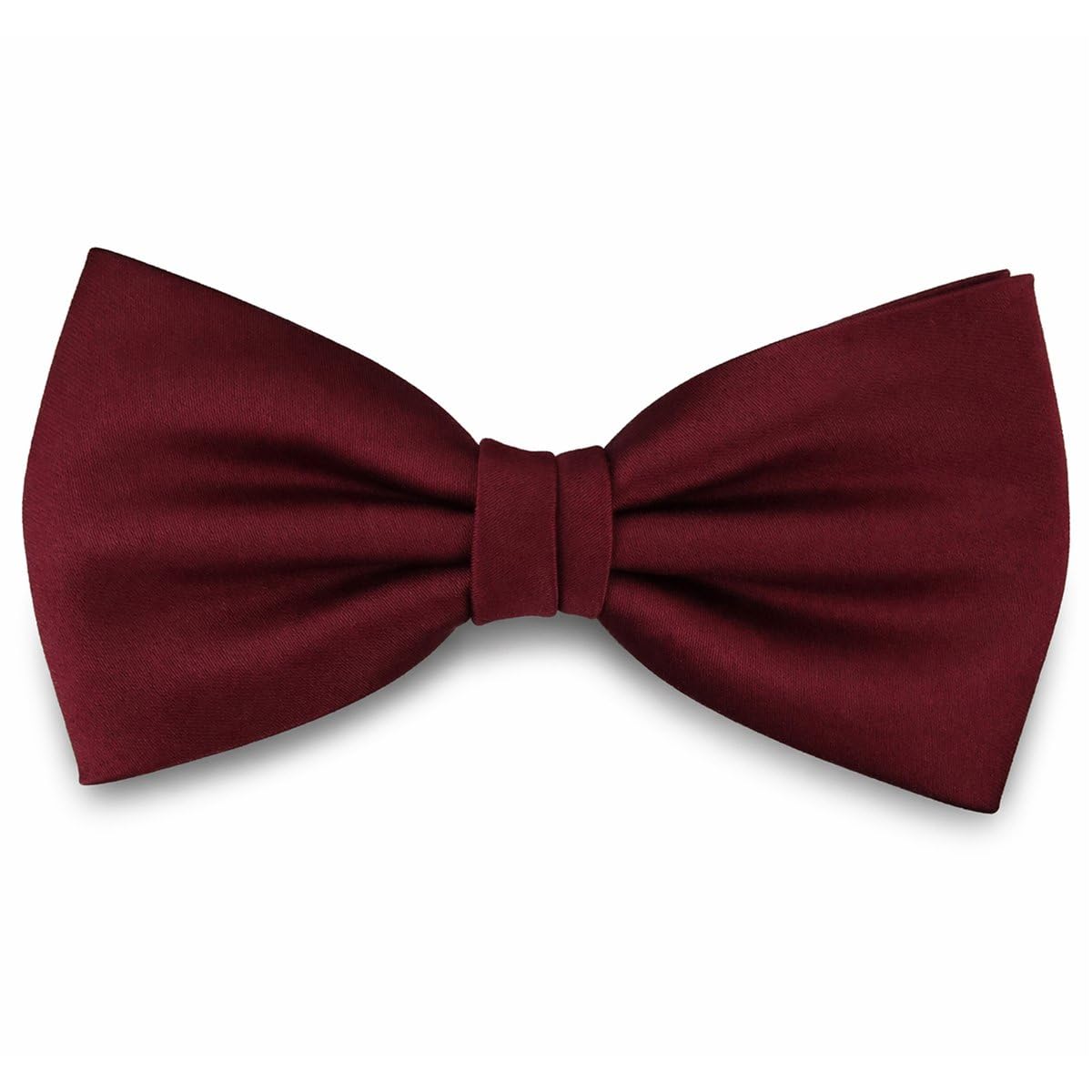 TigerTie prefabricated bow tie bow tie in bordeaux monochrome + Gift box