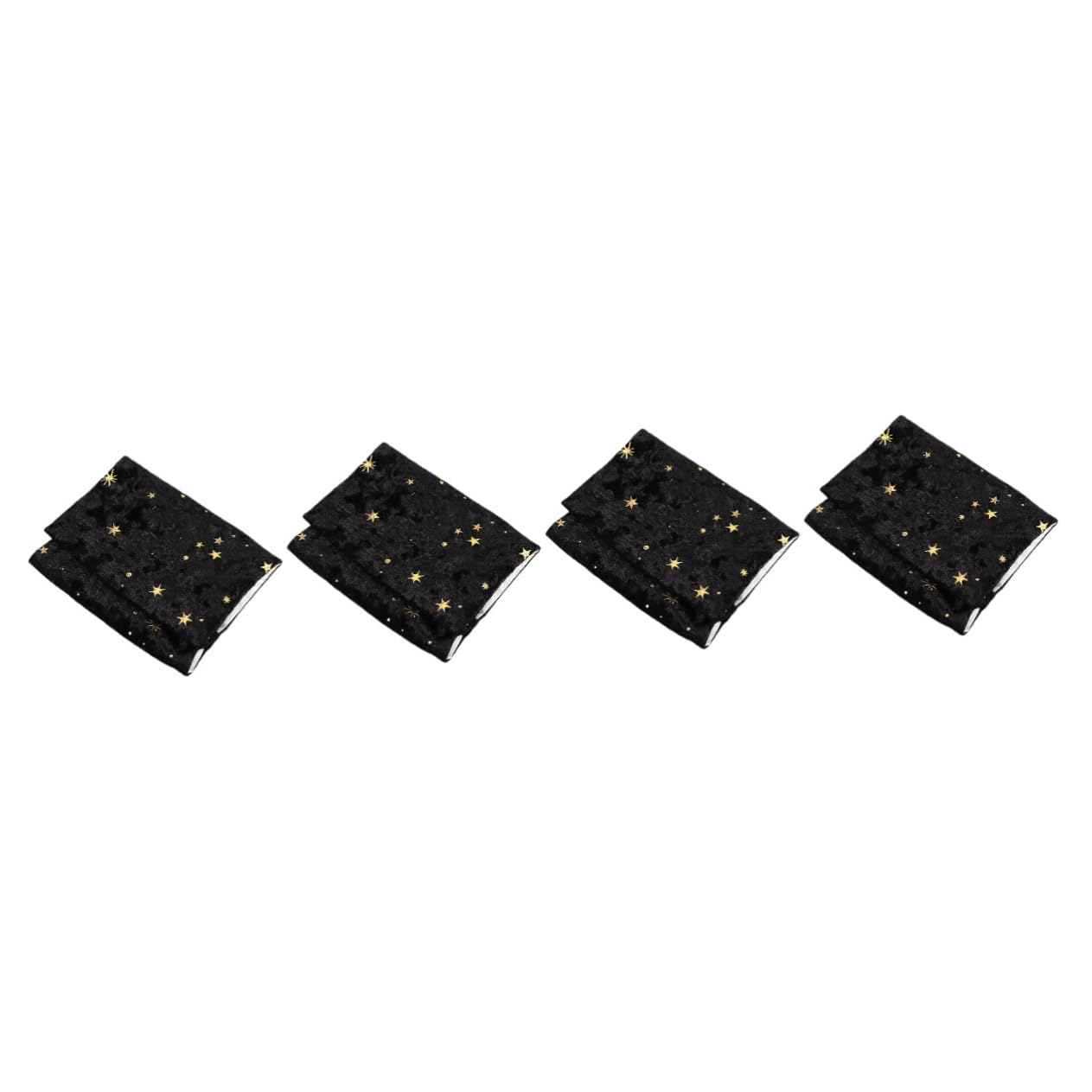 Angoily 4 Pezzi Copertina Libro Decorativa in Nero Protettore Riutilizzabile per Quaderni e Libri Scolastici Copertura Protettiva Facile Usare e Resistente
