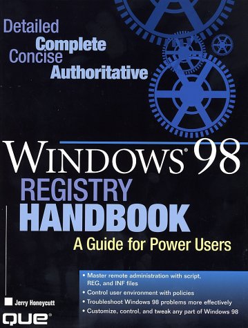 Windows 98 Registry Handbook: Honeycutt, Jerry: 9780789719478: Amazon ...