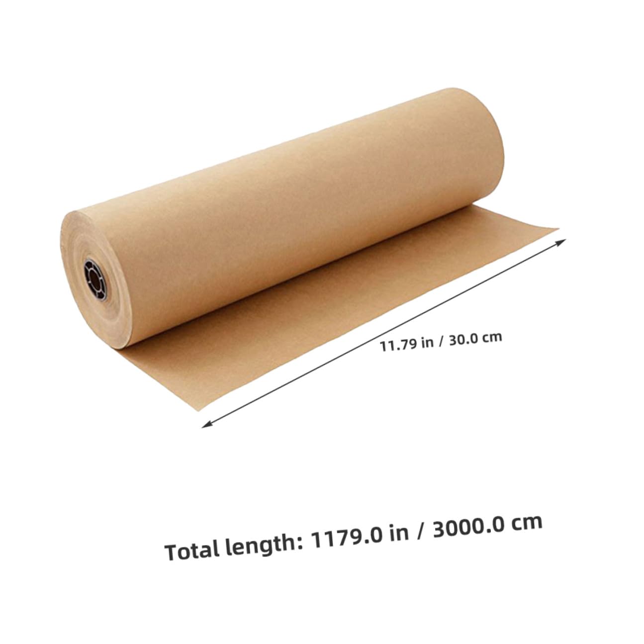 Papier Kraft en Rouleau 2 Pièces pour Emballage de Boîte et Expédition