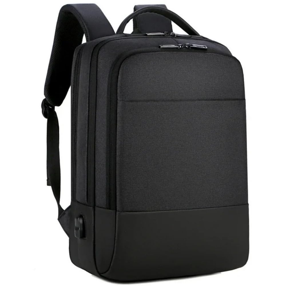 Travel Backpack Carry On Backpack Large Daypack Travel Laptop Backpack 17 Inch with USB Charging Waterproof Outdoor Sports Duffle Bag(Black)