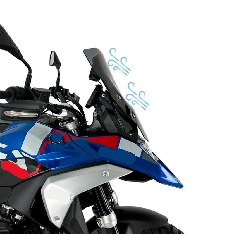 Extension pare-brise moto R1300GS ADV spoiler robuste anti-vibrations 2023 - 3