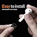 GOGOSODU Compatible Airpods Strap, Silicone Anti-Lost Wire Cable Connector Sports Neckband Compatible for Airpods Pro 2/1, Airpods 4, 3, 2, 1, Black