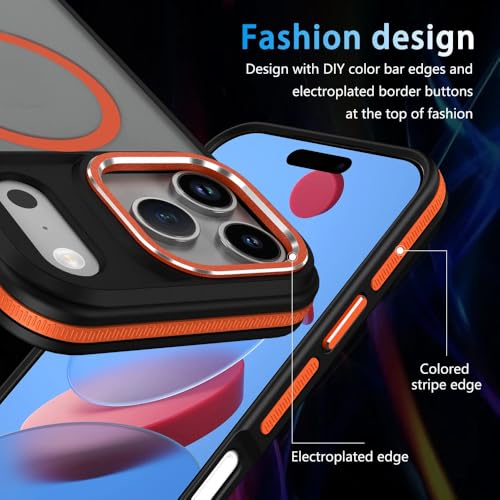 Coque antichoc iPhone 17 16 15 Pro Max compatible chargeur sans fil MagSafe