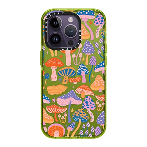 Coque iPhone 14 Pro CASETiFY Champignons Magiques protection Kiwi Re