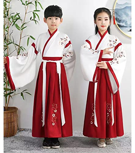 Hanfu tradicional para niñas y niños miniatura 3