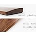 ZZ Lighting Creative Mechanical Keyboard Holder Solid Wooden Hand Pad, Wrist Pad, Palm Rest (Black Walnut, 60-Key)