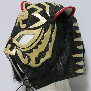 Amazon.co.jp: 【プロレスマスク】暗黒の虎 二代目 ブラック