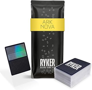 Ryker | Compatible with Ark Nova Card Sleeve Kit | Board Game Card Sleeves (Clear)