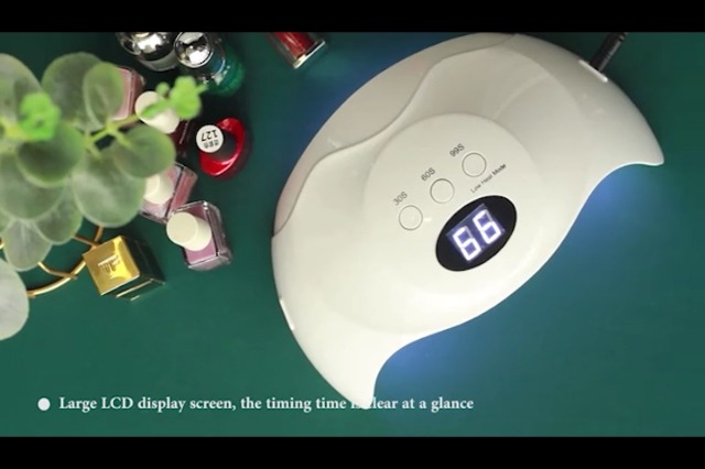 NAVANINO Nageltrockner LED/UV Lampe für Gelnägel, 30/60/99/120s Timer, Infrarot Sensor, LCD Display, Aushärtungswerkzeug… – Bild 8