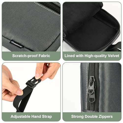 Image of Carrying Case Compatible with Glocusent / for Vekkia / for LEDGLE / for LITOM / for TSINGREE LED Neck Reading Light Book Light for Reading in Bed, Portable Storage Travel Holder Fits For Accessories