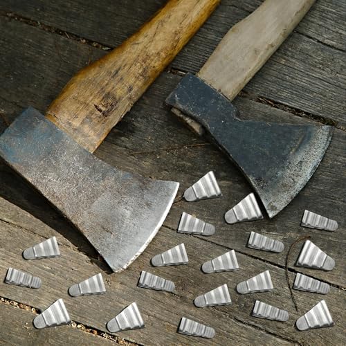 image for LEIFIDE 45 Pcs Hammer Handle Wedges Metal Wedge Kit for Hatchet Repair
