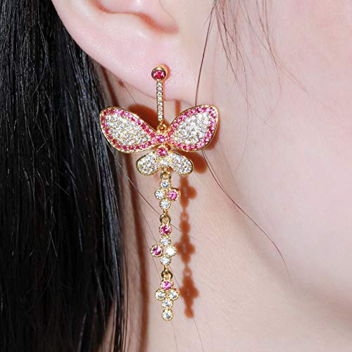 Boucles d'oreilles longues légères MOCHAMIK pour mariage sans douleur aux lobes