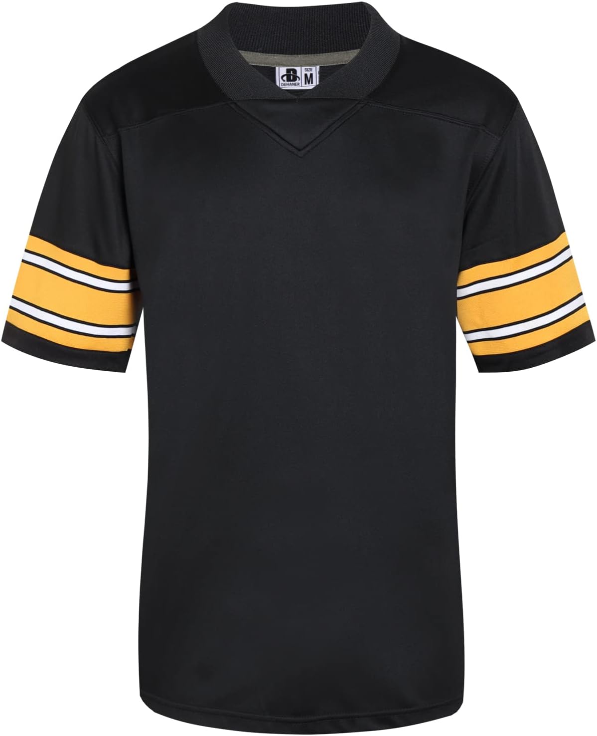 DEHANER Plain Blank Football Jerseys for Men Unisex Athletic T-Shirts Practice Sports Uniforms Outfits