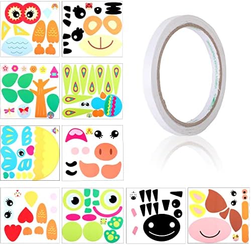 Arts and Crafts for Kids, Round Paper Plate Art Kit for Kids DIY Kids Craft Set Educational Toys for 3-12 Year Old Girls Boys Toddler Crafts Kits Party Games Eve Christmas Birthday Holiday Gifts