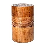  Huachaoxiang Holz Teedose Teedose, Klassische Aufbewahrungsdose Rund Küche Lebensmittel Vorratsdose Behälter Aus Hochwertigem Holzmaterial Geschenk Für Freunde Zum Einzug,A