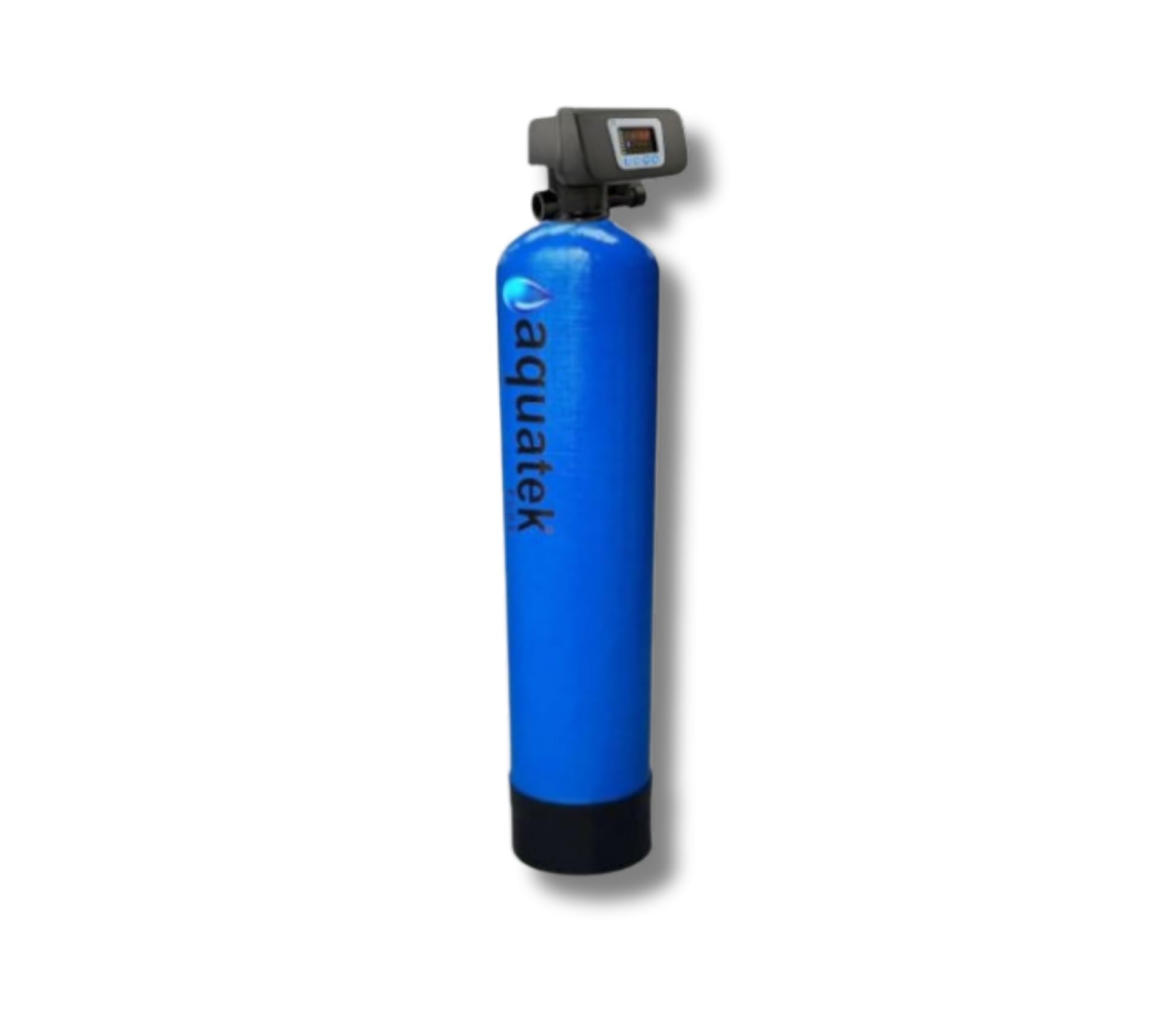 Aquatek - Filtro a Colonna con Quarzite Sabbia per Acqua di Pozzo Automatico a Tempo QZF-100 Portata 900 LT/H Rimuove Solidi Sospesi Colloidi Torbidità Acqua Pulita UV e Osmosi Inversa