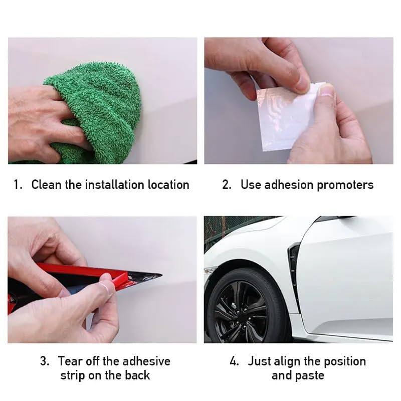 Couvercle de ventilation de garde-boue pour personnaliser le style auto - 4