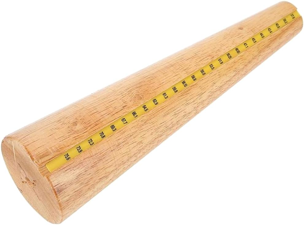 Bracelet Mandrel Wooden Bracelet Stick with Measure Bracelet Sizer Tool Measuring Jewelry Tool for Bracelet Making