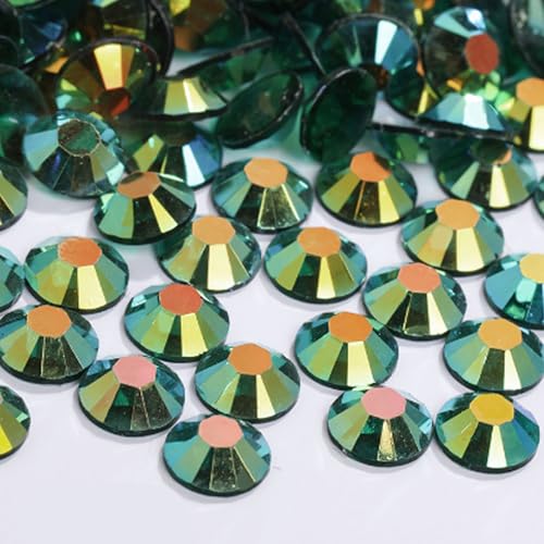 pilviz 3mm ライン ストーン 2000粒 アクリル ネイル デコ パーツ 高分子 デコレーション うちわ ハンドメイド 推し活 レジン 68クリアダークグリーン