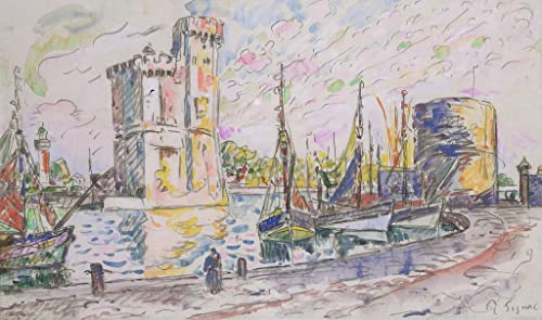 La Rochelle Paul Signac poster toile deco marine chic