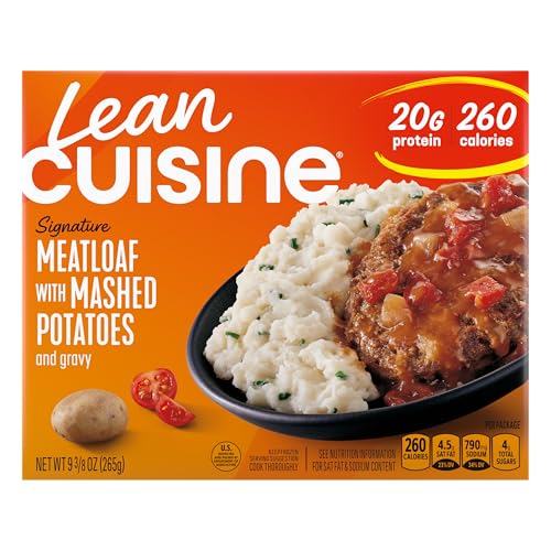 Lean Cuisine Frozen Meal Meatloaf With Mashed Potatoes, Protein Kick Microwave...