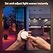Philips Hue Wall Tap Dial Light Switch, Portable, White - 1 Pack - Requires Hue Lights and Hue Bridge - Smart Home - Easy, No-Wire Installation