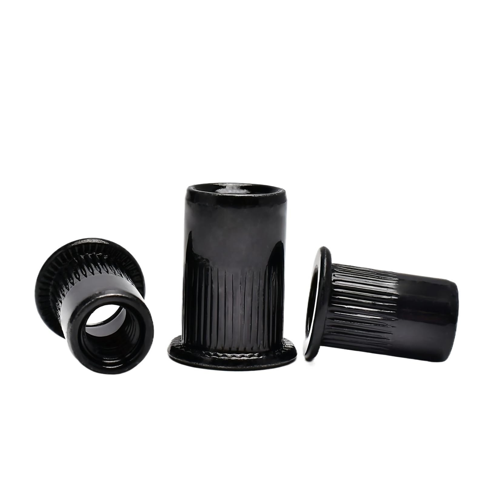 ZS Hardware Nitonakrętki płaskie M3-M12 ze stali węglowej czarnej